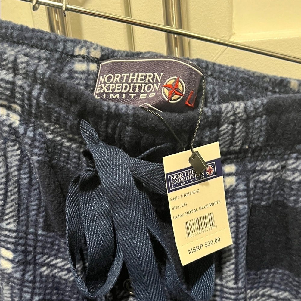 Plaid Lounge Pants for Men - Picture 2 of 3